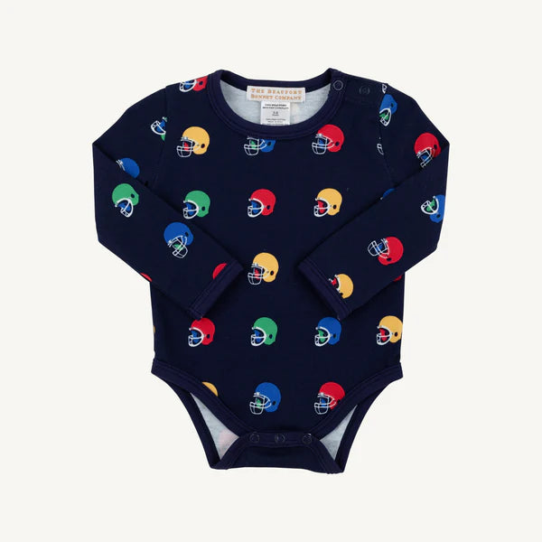 Long Sleeve Walt Onesie - Hut!/Nantuck et Navy