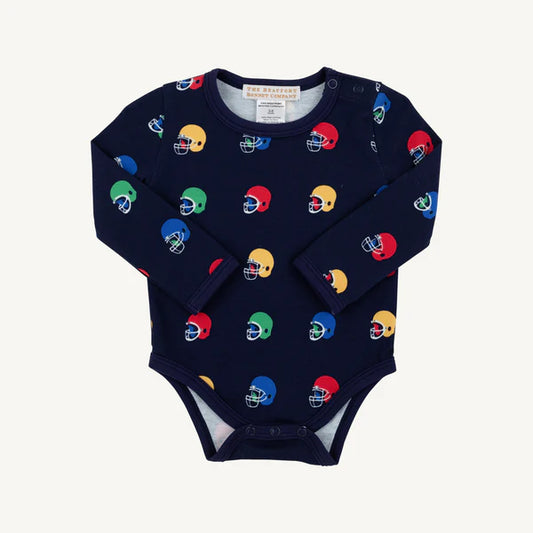 Long Sleeve Walt Onesie - Hut!/Nantuck et Navy
