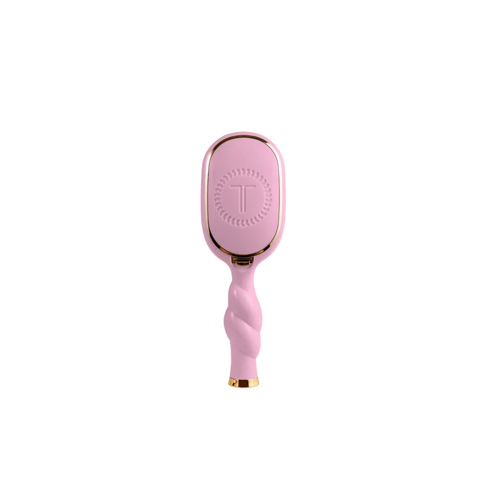 Mini Boar Bristle Hair Brush - Bubblegum Pink