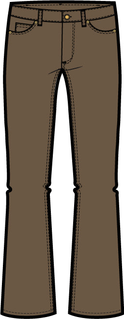 Annet High Rise Crop Flare