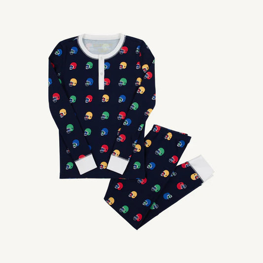 Payton Pajama Set - Hut! with Worth Avenue White