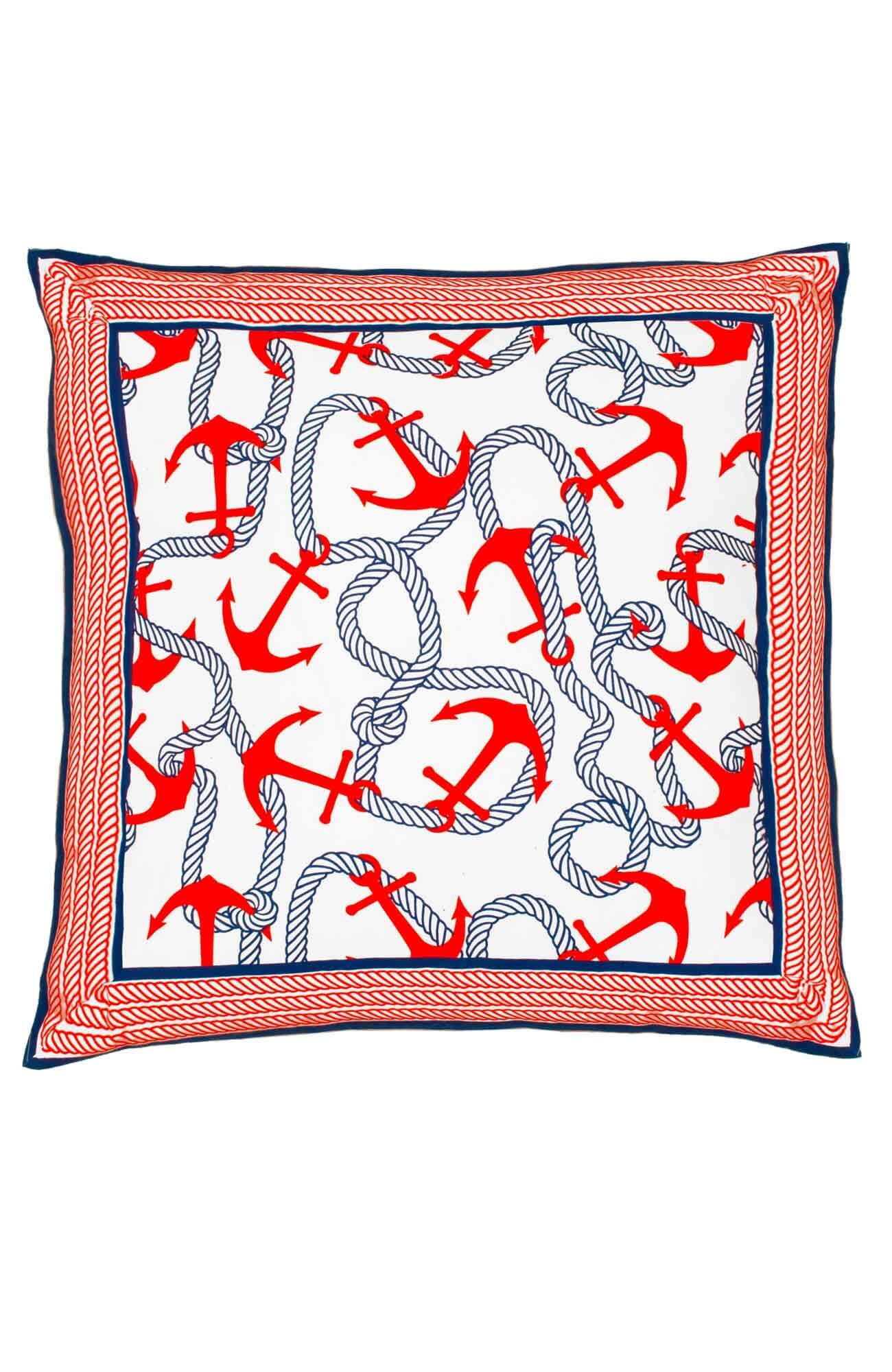 Anchors Away - Cotton Pillow Cover - 20x20