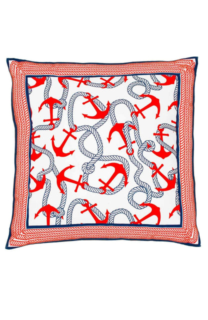 Anchors Away - Cotton Pillow Cover - 20x20