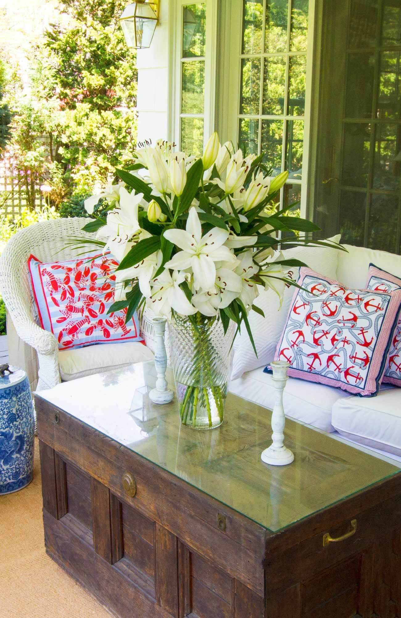 Anchors Away - Cotton Pillow Cover - 20x20