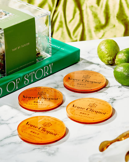 Pop The Bubbly Coasters - Set of 4