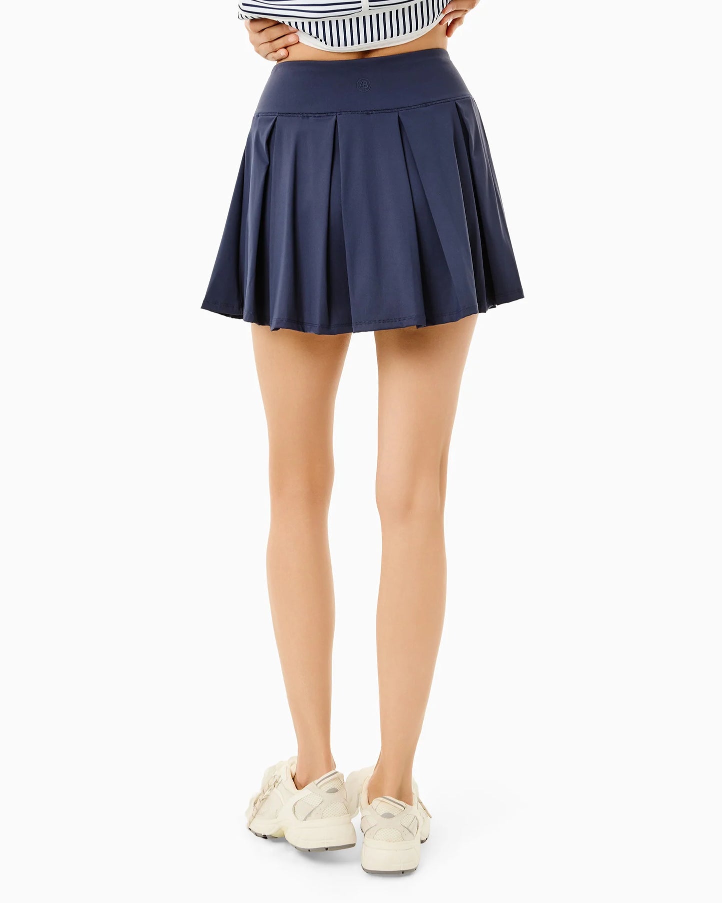 Smooth Sport 14in Pleated Racquet Skort - Navy