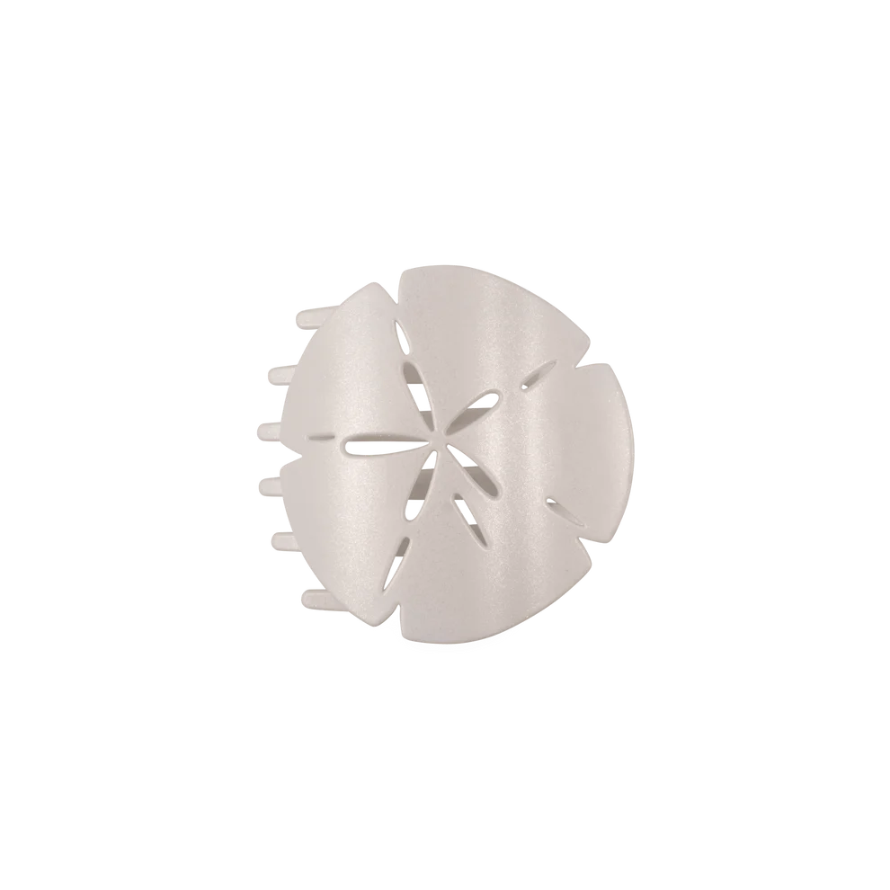 Sand Dollar Medium Flat Hair Clip