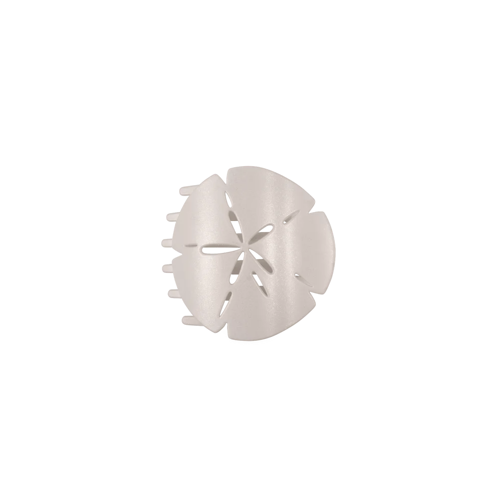 Sand Dollar Small Flat Hair Clip