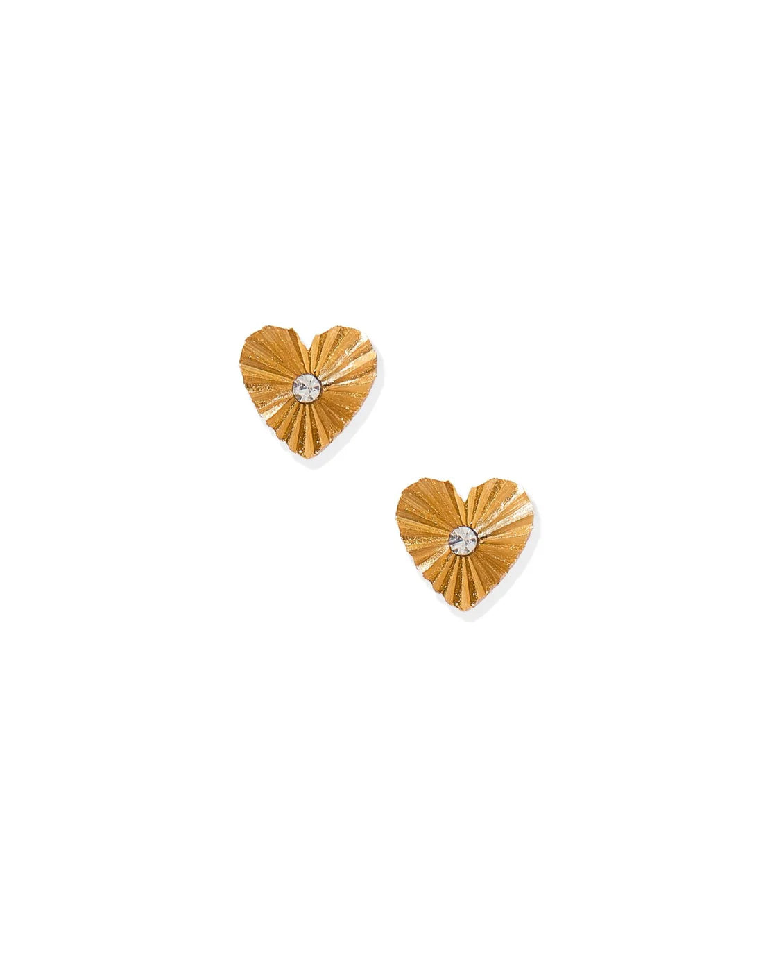 Screwback Stud Earrings - Andrea Heart