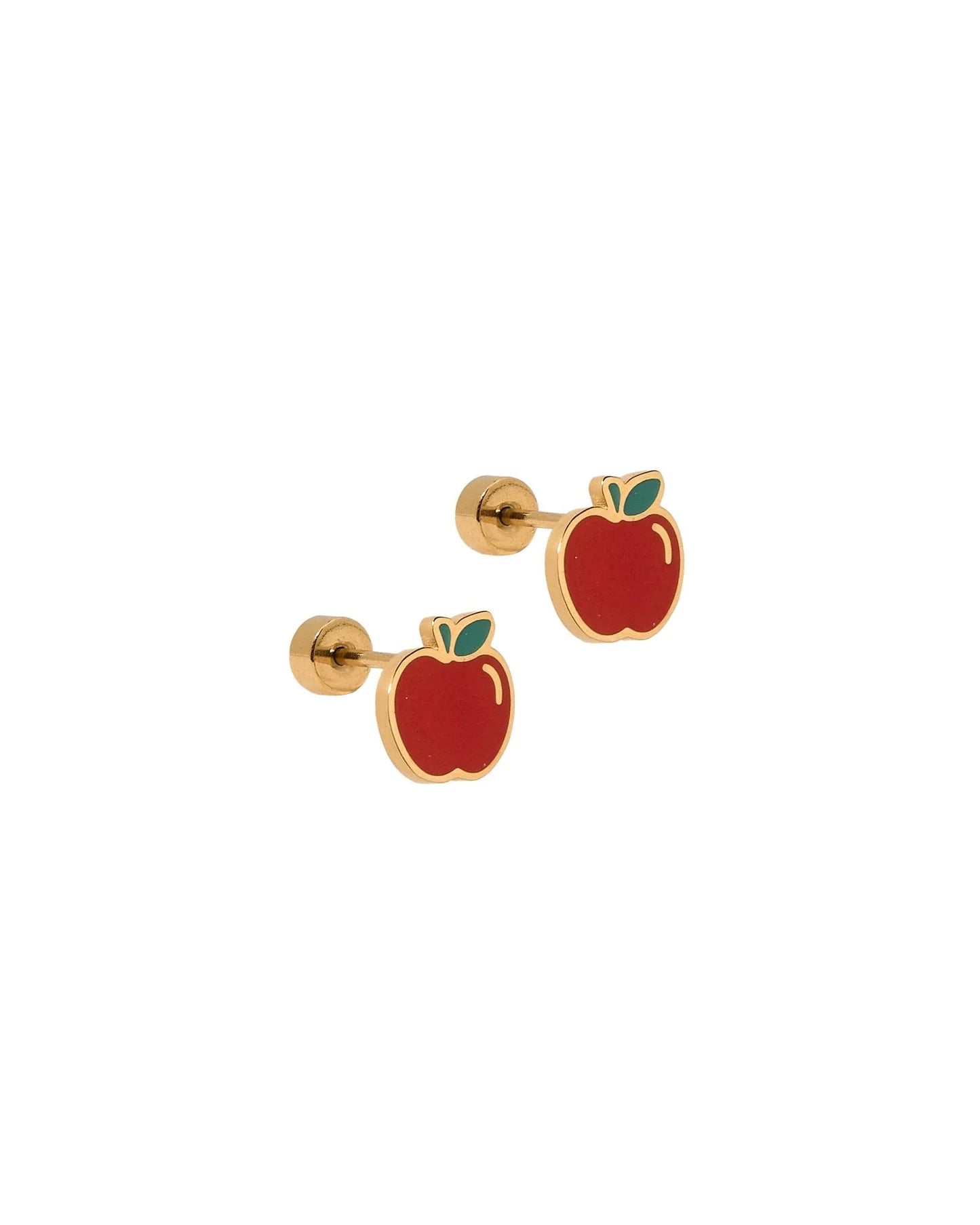 Screwback Stud Earrings - Teacher's Apple