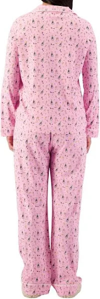 Pima Cotton Long Sleeve Sleep Set - Champagne and Oysters