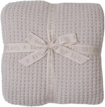 CozyChic® Waffle Bed Blanket - Stone