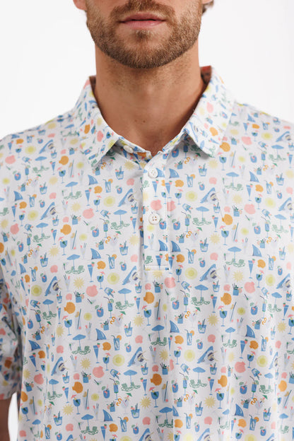 The Smitty Light Polo - Drink or Swim