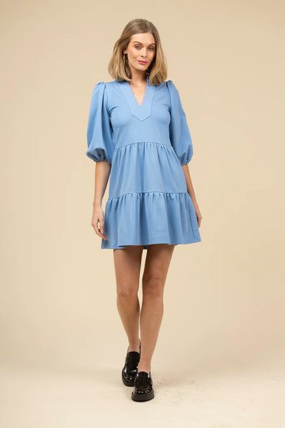 The Tory Ponte Dress - Oxford