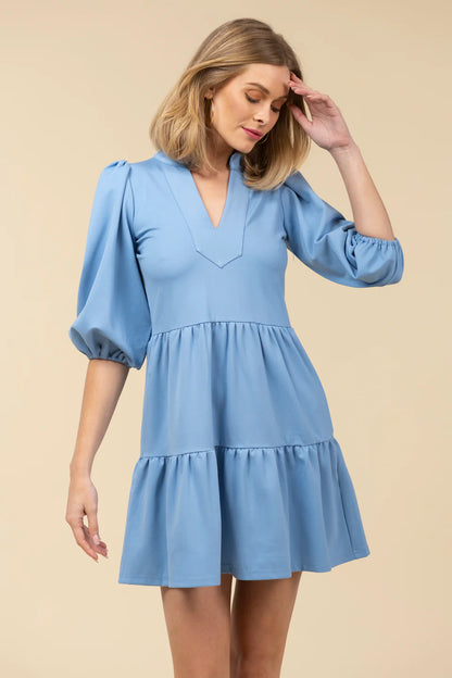 The Tory Ponte Dress - Oxford