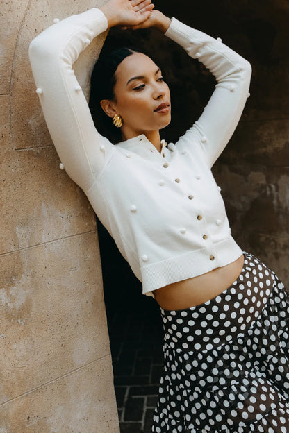 The Juniper Cardigan - Cream