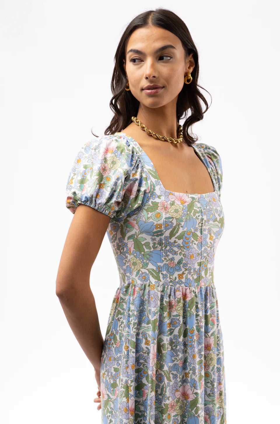 The Cornelia Dress - Forget Me Not