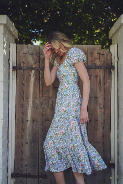 The Cornelia Dress - Forget Me Not