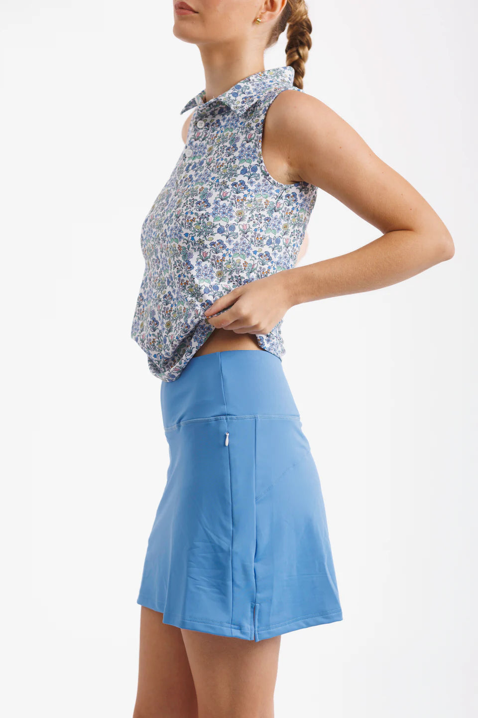 The Parker Skort - Hydrangea