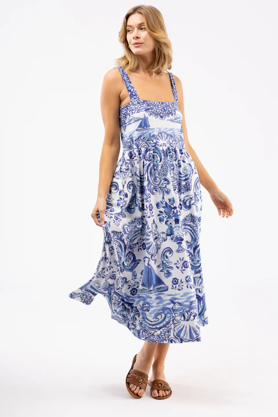 The Heather Dress - Port Porcelain