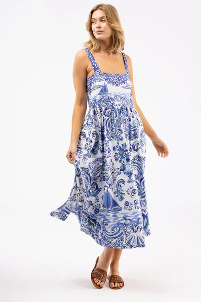 The Heather Dress - Port Porcelain