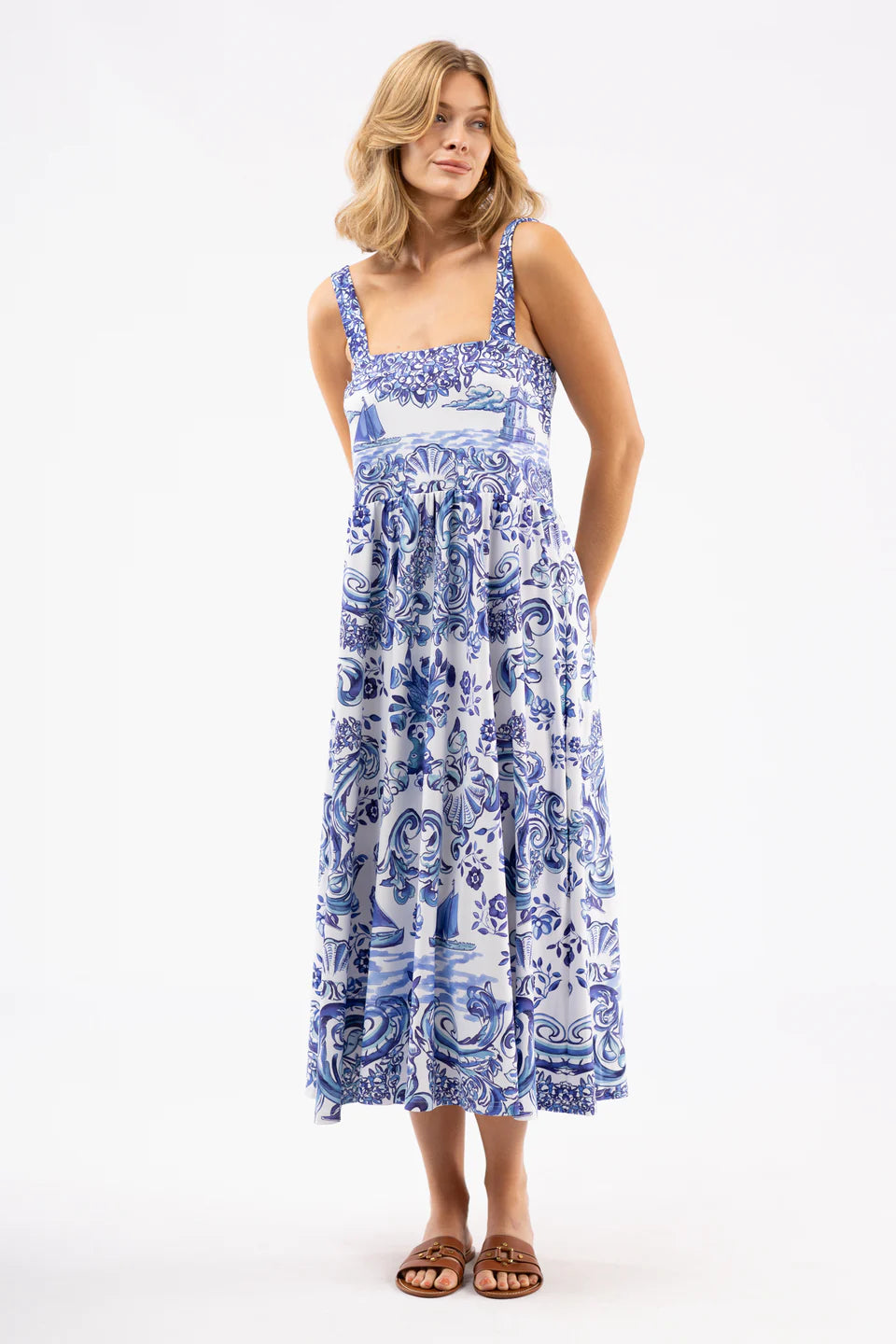 The Heather Dress - Port Porcelain