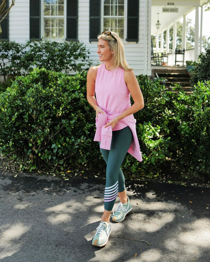 Sculpt Compression High-Rise Spruce Legging - Bubblegum/Ivy