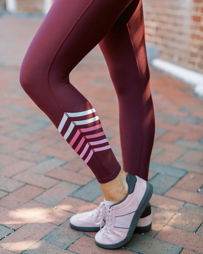Sculpt Compression High-Rise Spruce Leggings -  Lacquer/Super White/Rose/Bubblegum