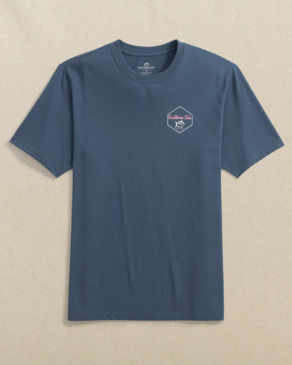 Tropical Jack Short Sleeve T-Shirt - Light Indigo