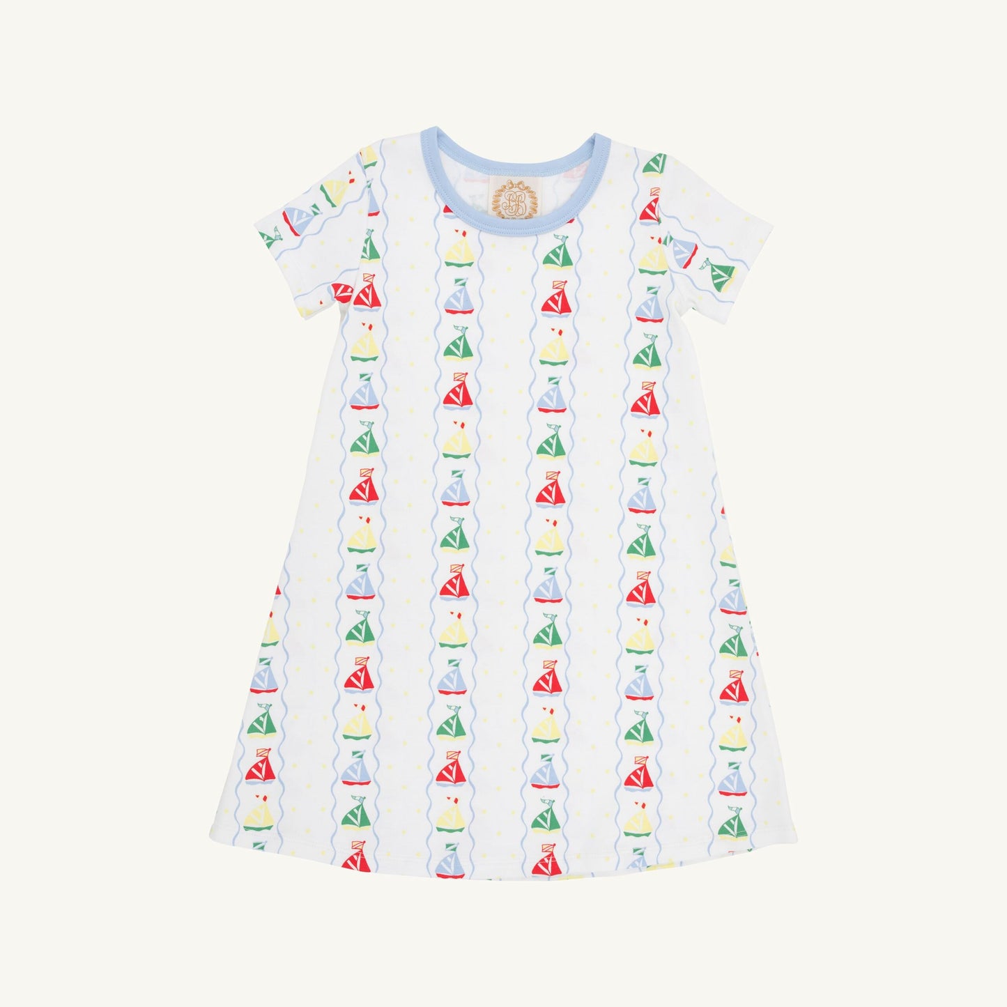 Polly Play Dress - Short Sleeve - Set Sail/Beale Street Blue