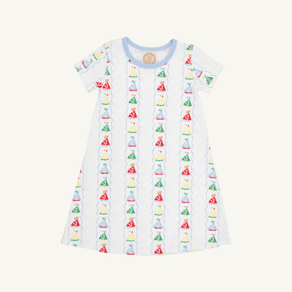 Polly Play Dress - Short Sleeve - Set Sail/Beale Street Blue