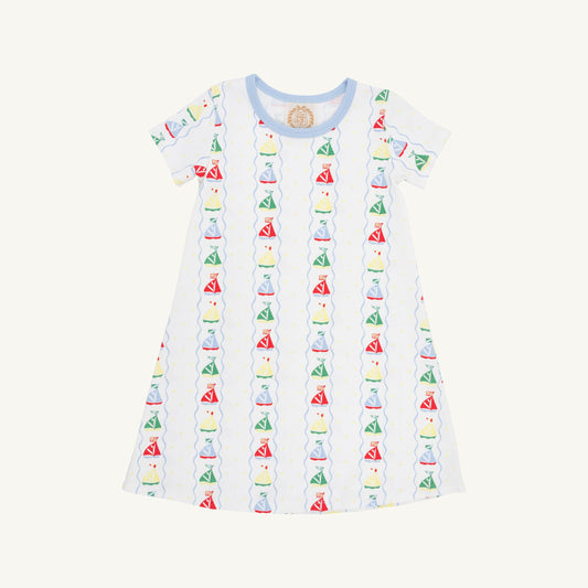 Polly Play Dress - Short Sleeve - Set Sail/Beale Street Blue