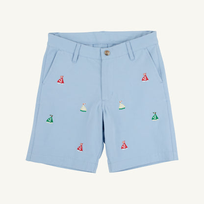 Critter Charlie's Chinos - Beale Street Blue/Sailboats
