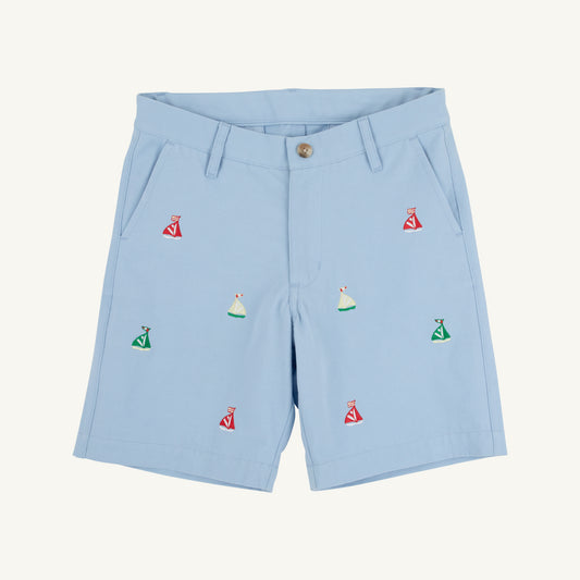 Critter Charlie's Chinos - Beale Street Blue/Sailboats