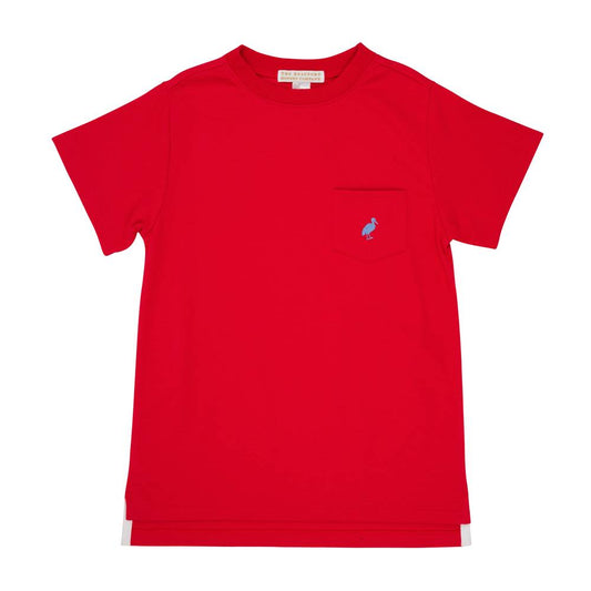 Carter Crewneck - Pocket- Richmond Red/Park City Periwinkle