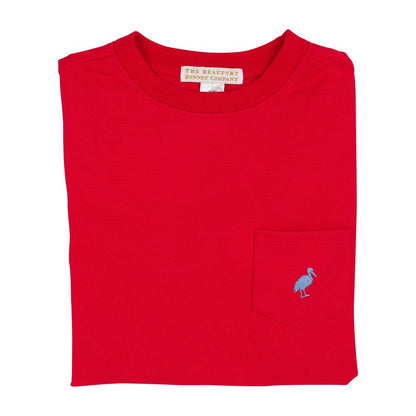 Carter Crewneck - Pocket- Richmond Red/Park City Periwinkle