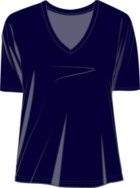 Supima Jersey V-Neck Crew - Nautical Navy