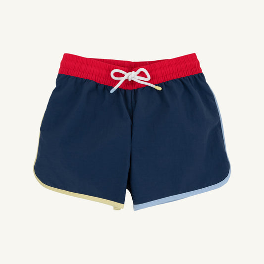 Tanner Trunks - Nantucket Navy/Richmond Red/Beale Street Blue/Lake Worth Yellow
