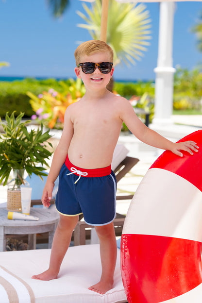 Tanner Trunks - Nantucket Navy/Richmond Red/Beale Street Blue/Lake Worth Yellow