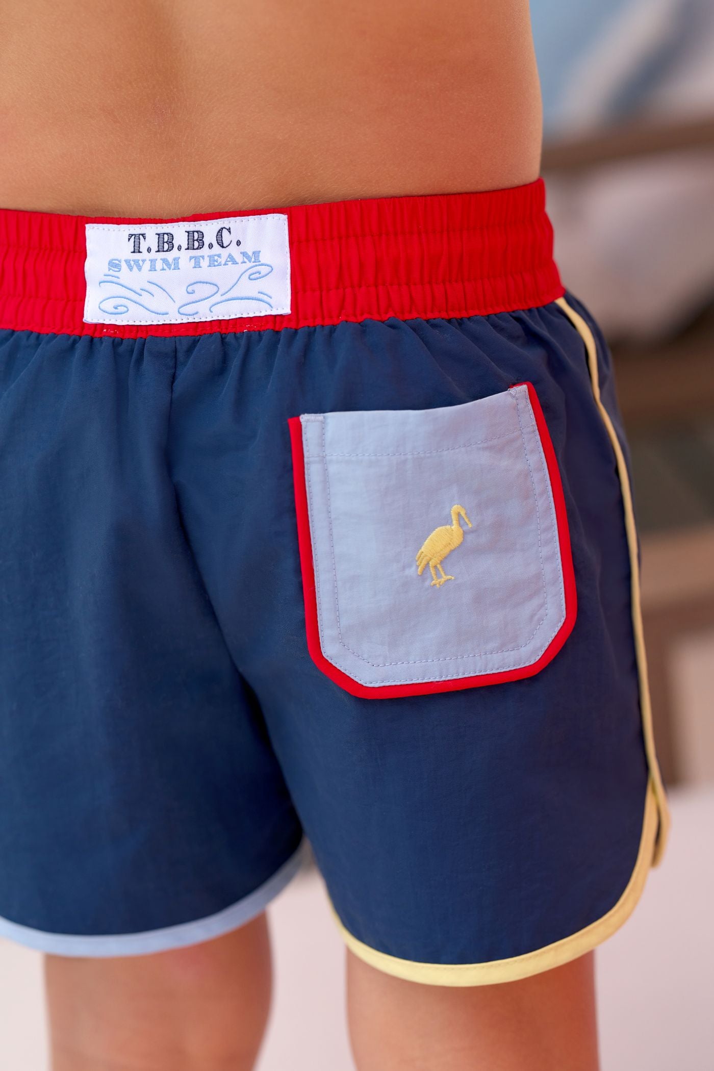 Tanner Trunks - Nantucket Navy/Richmond Red/Beale Street Blue/Lake Worth Yellow
