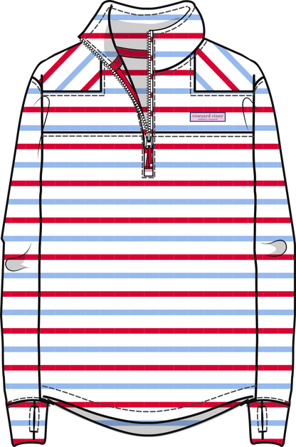 Dreamcloth® Striped Shep Shirt® - Red White and Blue Stripe