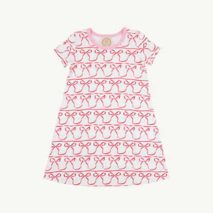 Polly Play Dress - Short Sleeve - Birdies Bows/Pier Party Pink