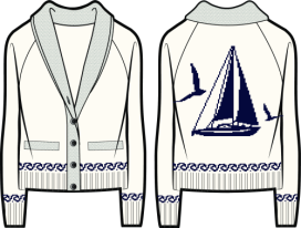 Shawl Collar Cardigan - Marshmallow