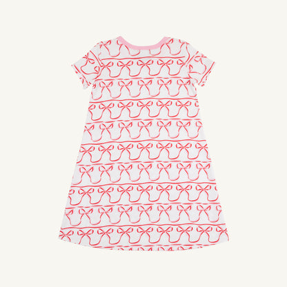 Polly Play Dress - Short Sleeve - Birdies Bows/Pier Party Pink