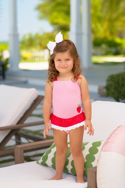 Grace Bay Bathing Suit - Hamptons Hot Pink/Richmond Red/Strawberry