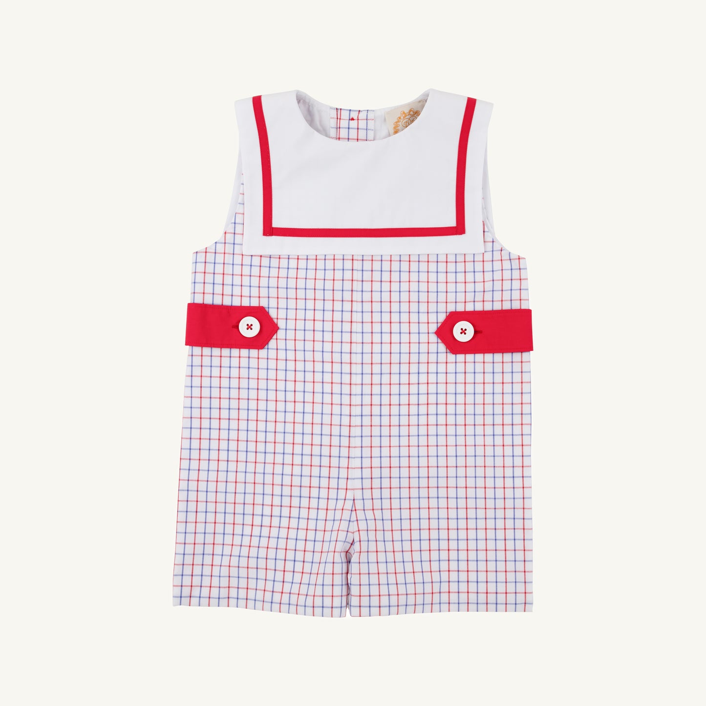 Townes Top Sail Jon Jon - Woven Yarn - Lake Powell Plaid/Worth Ave White