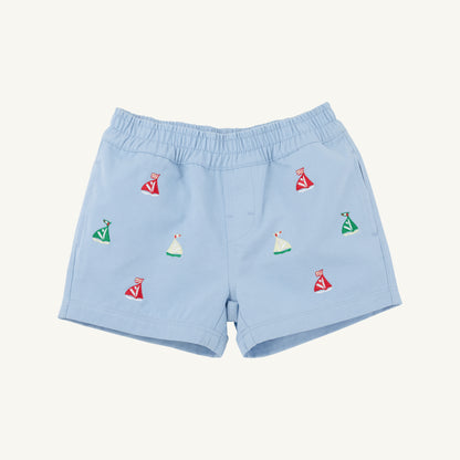 Critter Sheffield Shorts - Beale Street Blue/Sailboats