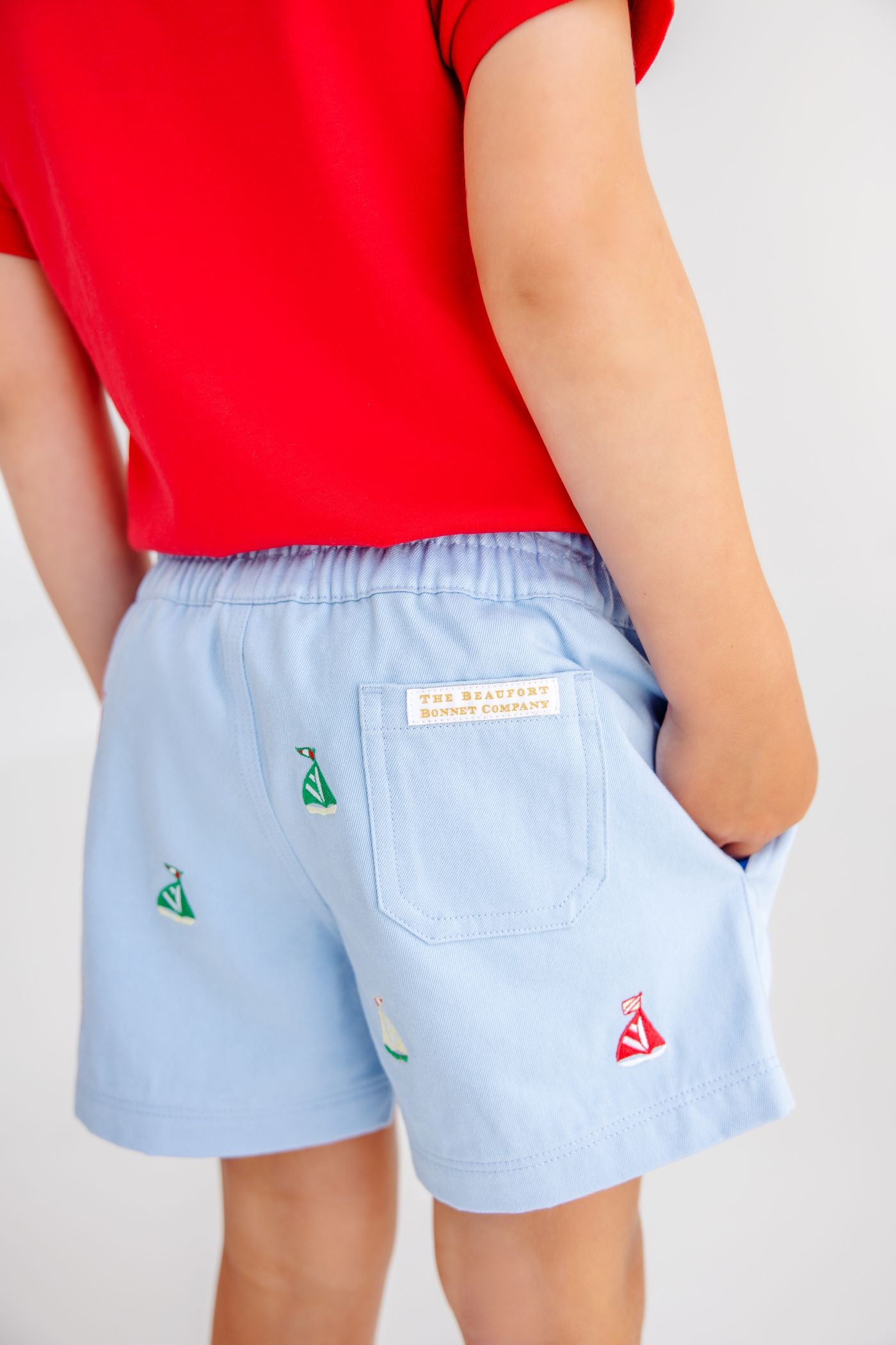 Critter Sheffield Shorts - Beale Street Blue/Sailboats
