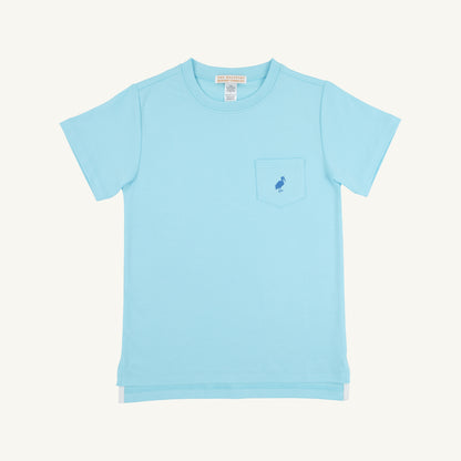 Carter Crewneck - Belhaven Blue/Wood Boat Blue