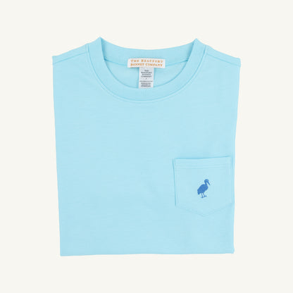 Carter Crewneck - Belhaven Blue/Wood Boat Blue